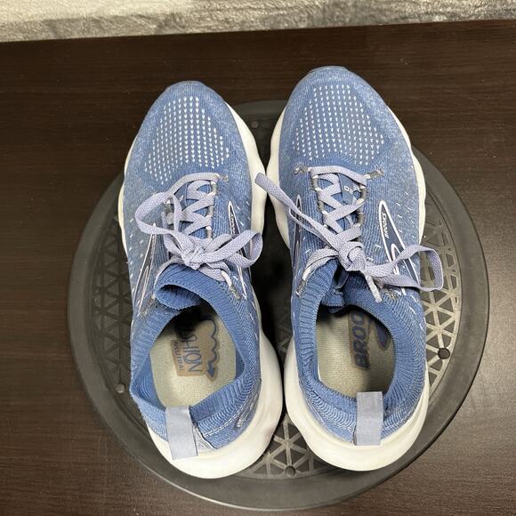 Brooks Glycerin StealthFit 20 Womens Size 7B Pastel Lilac Running Lace Up Shoes - Picture 5 of 10